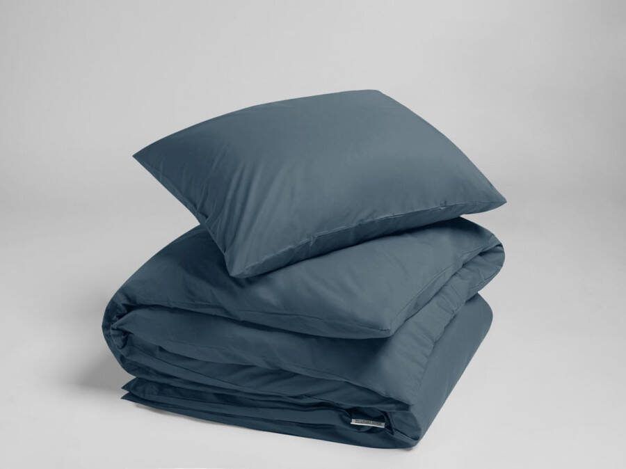 Yumeko overtrekset percal blauw 140x220 + 1 60x70