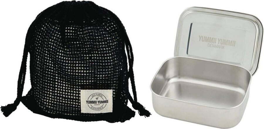 Yummii Bento Lunchbox Large -1 RVS Stainless Steel