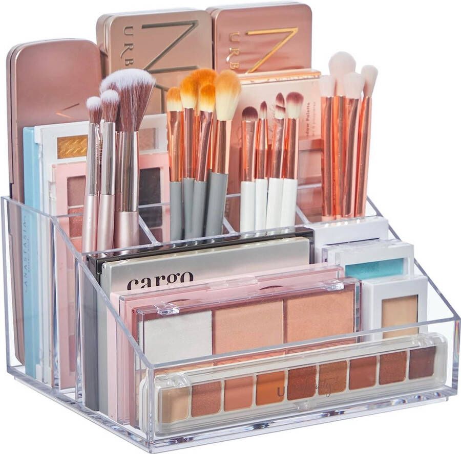 YUNICS Make Up Organizer Cosmetica Opbergdoos Beauty Organizer Doorzichtig Make Up houder