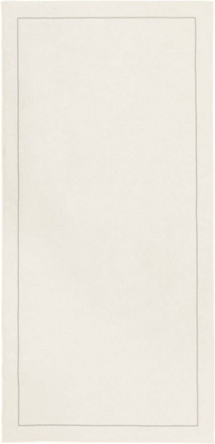 Yves Delorme strandlaken Croisiere Ecru met bourdon ivoor 92x200 cm