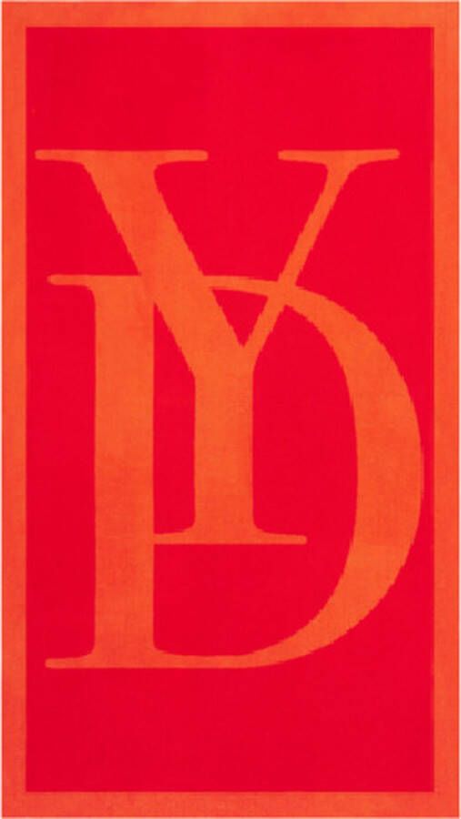 Yves Delorme strandlaken Griffe 160x90 cm Oranje