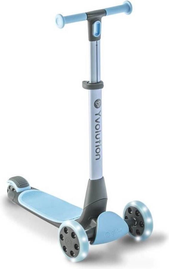 Y-Volution Yvolution Glider Nua Step Blauw met ledverlichting in de wielen