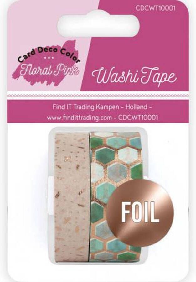 Yvonne Creation Washi Tape s Floral Pink