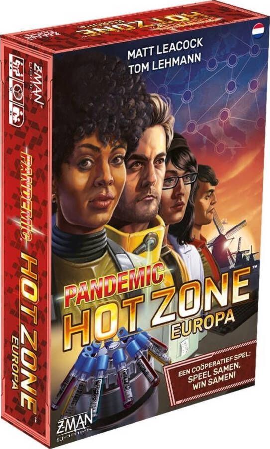 Z-Man Games Pandemic Hot Zone Europa Bordspel
