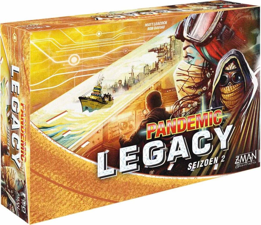 Z-Man Games Pandemic Legacy Seizoen 2 Gele editie Coöperatief Legacy bordspel