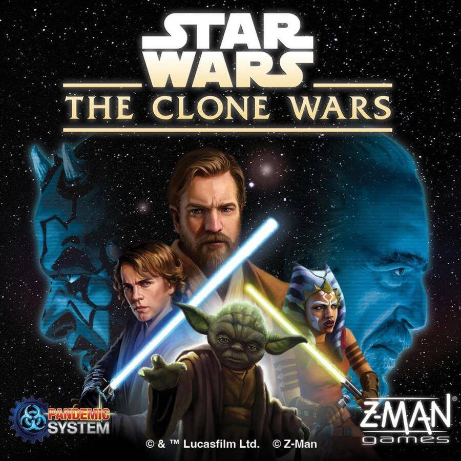 Z-Man Games Star Wars: The Clone Wars A Pandemic System Game Engelstalig