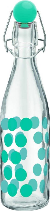 Merkloos Zak!Designs DotDot fles 1 l Aqua Blauw