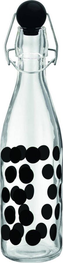 Merkloos Zak!Designs DotDot fles 1 l Zwart
