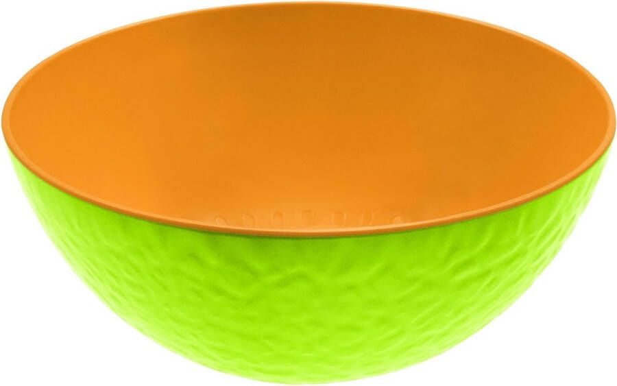 Zak!Designs Kitchen & Garden Serveerschaal Twotone 20 cm Kkiwi green orange