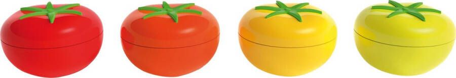 Zak!Designs Kitchen & Garden Tomaat Dipschaaltje Incl. Deksel Melamine Ø 8 5 cm Rood