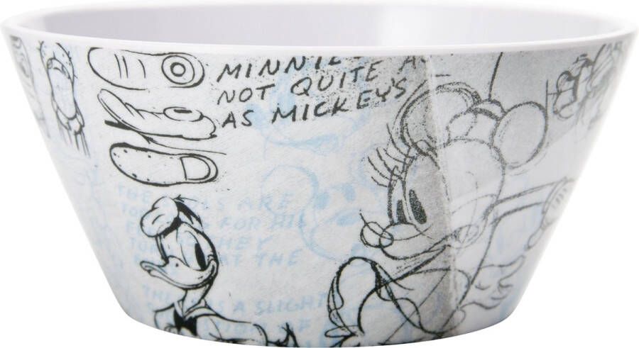 Zak!Designs Disney Classic Gang ontbijtkommetje 15 cm. Melamine Multicolor