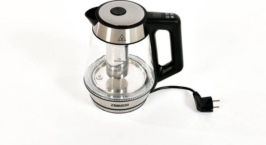 Zanussi KE80 2 in 1 Waterkoker en Theepot met verwijderbare theefilter – infuser warmhoud functie en LED instelbare temperatuurregeling
