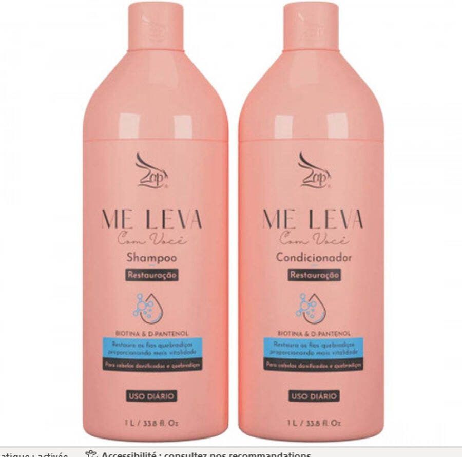 Zap cosmetics Zap Biotine en D-Panthenol Shampoo en Conditioner Kit Takes Me