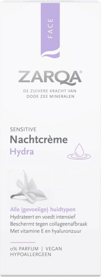 Zarqa Nachtcreme Hydra (hydrateert en voedt intensief) 50 ml