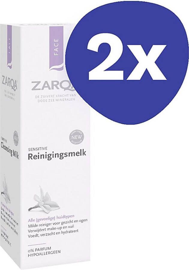 Zarqa Reinigingsmelk Sensitive (2x 200ml)