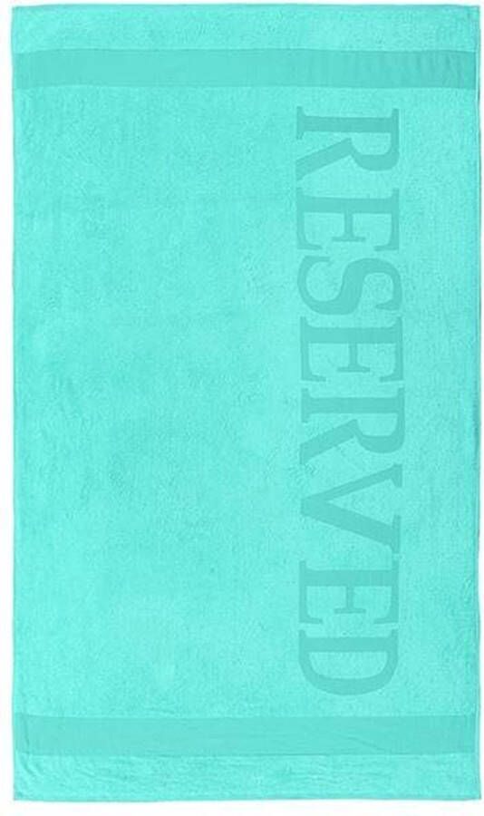 Zavelo Strandlaken Reserved Seagreen (100x180 cm) Extra Groot 100% Katoen Heerlijk Zacht Hoogwaardige Kwaliteit