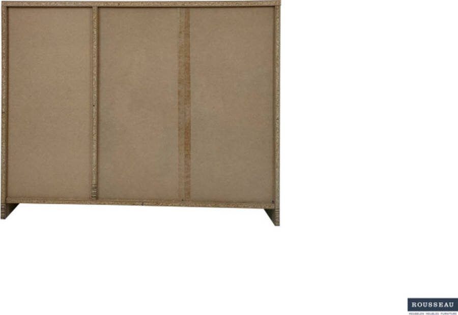 ZAZA Home Commode 'Space' 2 deuren 4 laden Sonoma Spaanderplaat ABS boorden en decor