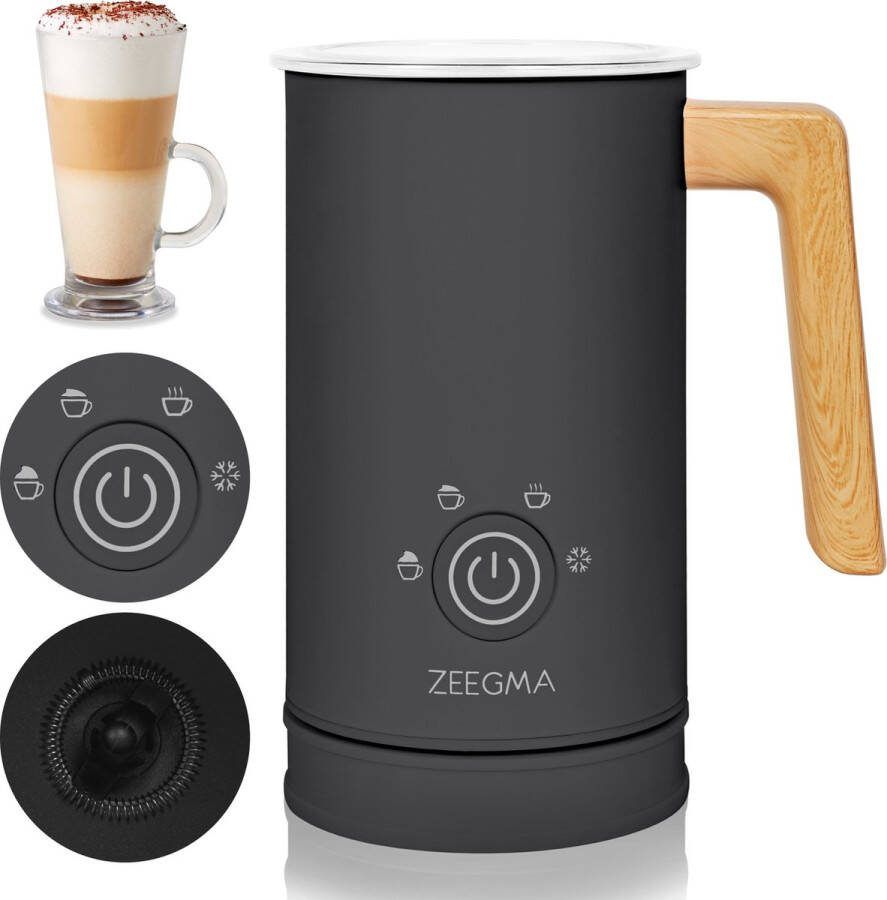 Zeegma Milkee Elektrische Melkopschuimer 240ml 500W voor koffie melk