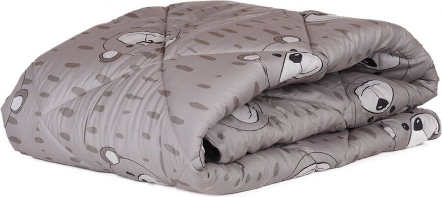 Zelesta Kiddybed Happy Bear 140x200 Kinderdekbedovertrek Wasbaar hoesloos kinderdekbed Bedrukt kinderdekbed All Year Winterdekbed & Zomerdekbed