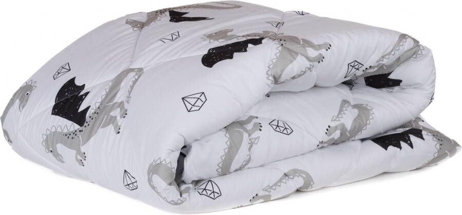 Zelesta Kiddybed Smiling Dragon 140x200 Kinderdekbedovertrek Wasbaar hoesloos kinderdekbed Bedrukt kinderdekbed All Year Winterdekbed & Zomerdekbed