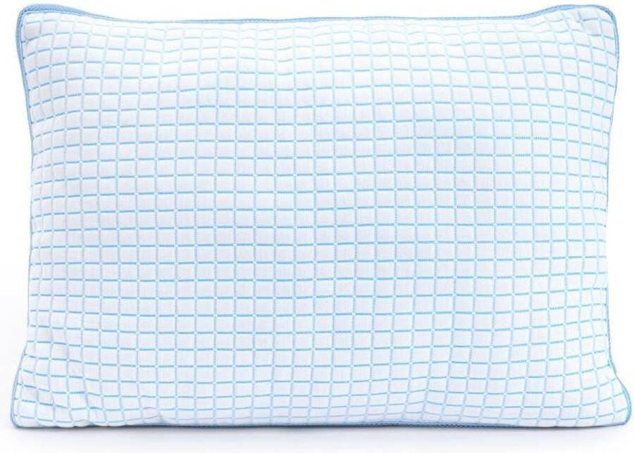 Zelesta Luxe Hoofdkussen Anti Huisstofmijt Nekklachten Verstelbaar Hoofdkussens Slaapkamer Wasbaar 60x70cm Wit Wonderpillow Premium Memory Foam Cooling