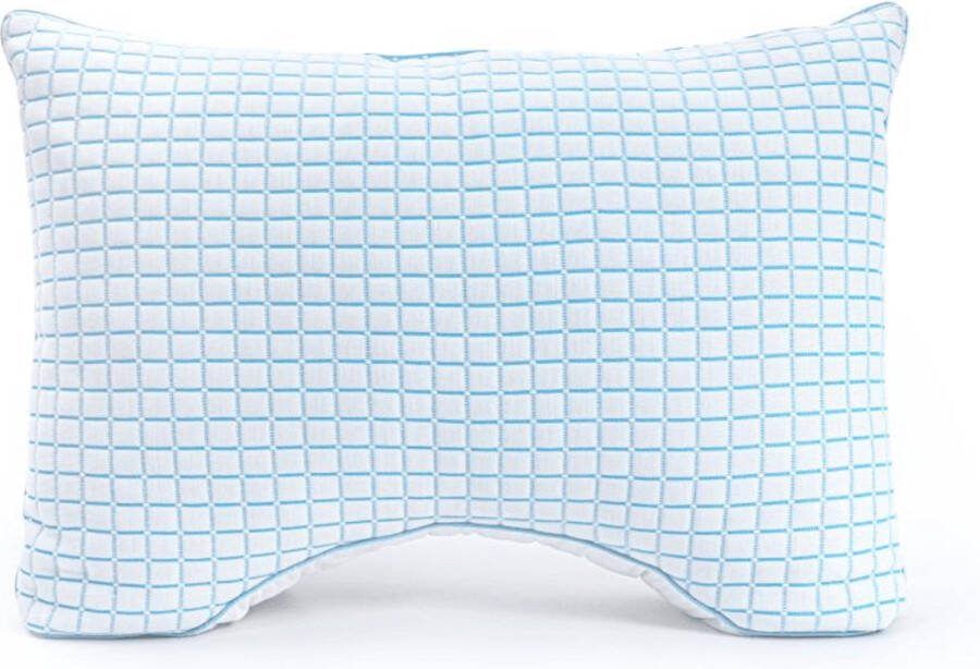 Zelesta Luxe Hoofdkussen Anti Huisstofmijt Nekklachten Verstelbaar Hoofdkussens Slaapkamer Wasbaar 60x70cm Wit Wonderpillow Premium Microgel