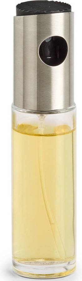 Zeller 1x Glazen azijn olie flesjes met sproeikop 100 ml Keuken kookbenodigdheden Tafel dekken Azijnsprayflesjes Oliesprayflesjes Olie azijn verstuivers