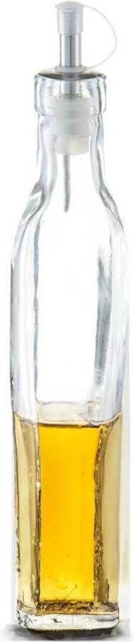 Zeller Azijnfles of Oliefles 2x glas 270 ml schenktuit Doseerflessen voor op tafel