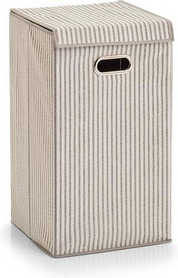 Zeller Gestreepte wasmand 1-vaks 60 liter