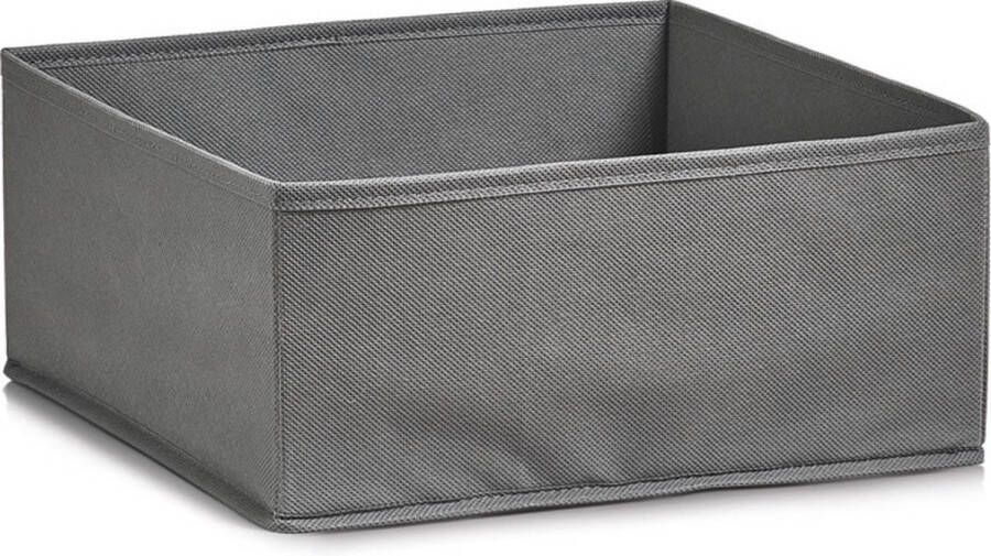 Zeller Present Kast organizers large (28 x 28 x 13 cm) 13 cm hoog Grijs Opvouwbaar