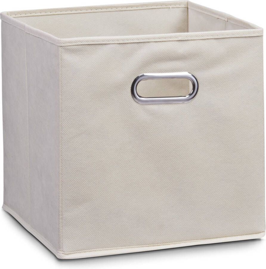 Zeller Beige opbergmanden kastmanden 32 x 32 cm Speelgoed manden Opruimmanden Opbergers