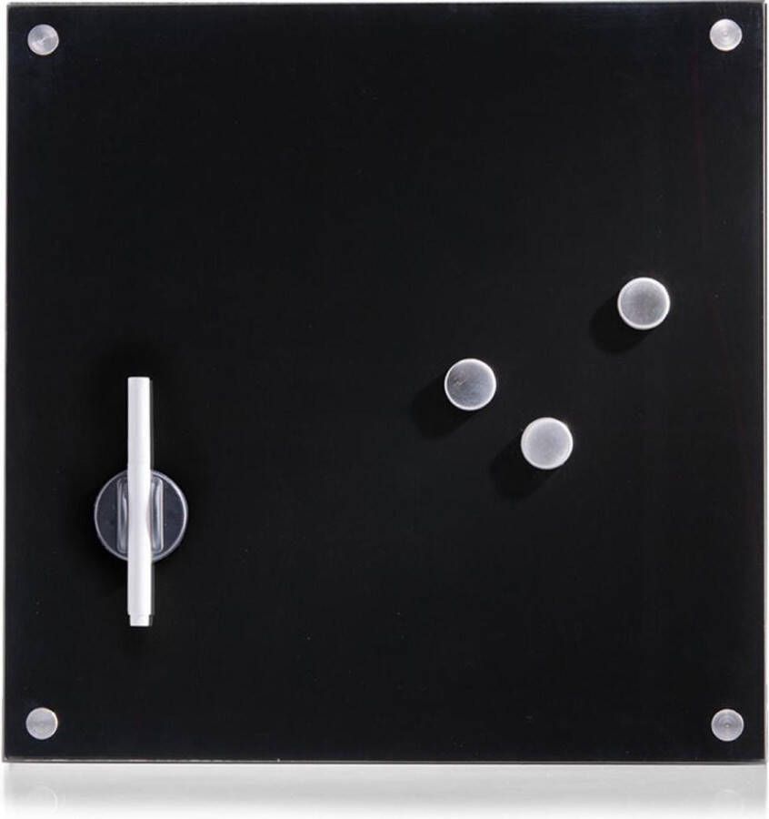 Zeller Present Mini whiteboard magnetisch zwart 40 x 40 cm 11602 Magnetisch & Wandmontage