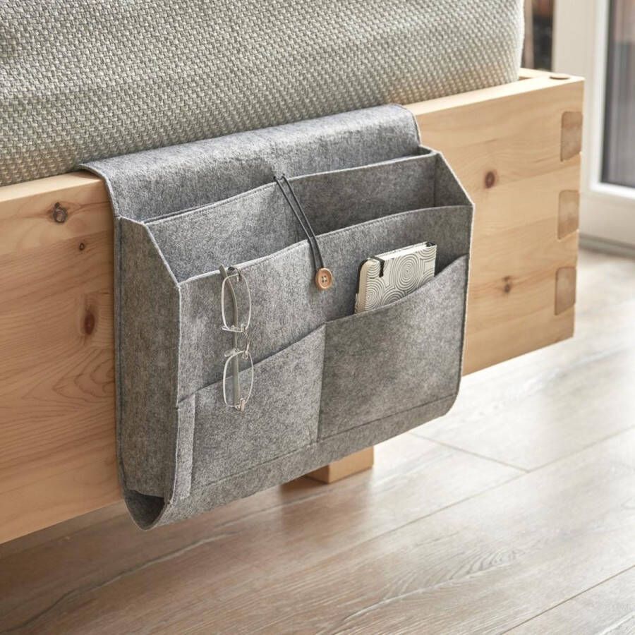Zeller Present Vilten bed organizer 14387 Sorteervakken
