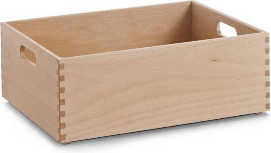 Zeller Present Zeller Storage Box beech lacquered