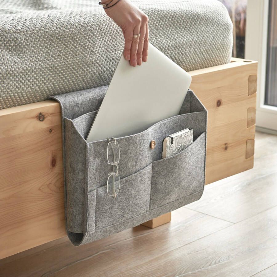 Zeller Present Vilten bed organizer 14387 Sorteervakken