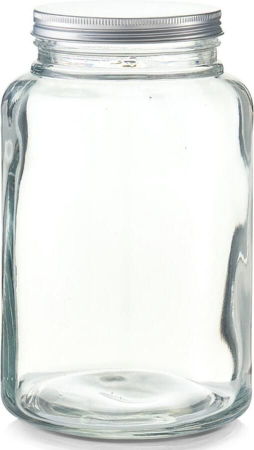Zeller voorraadpot glas 4 9L 17 x 28 cm voorraadpotten extra groot