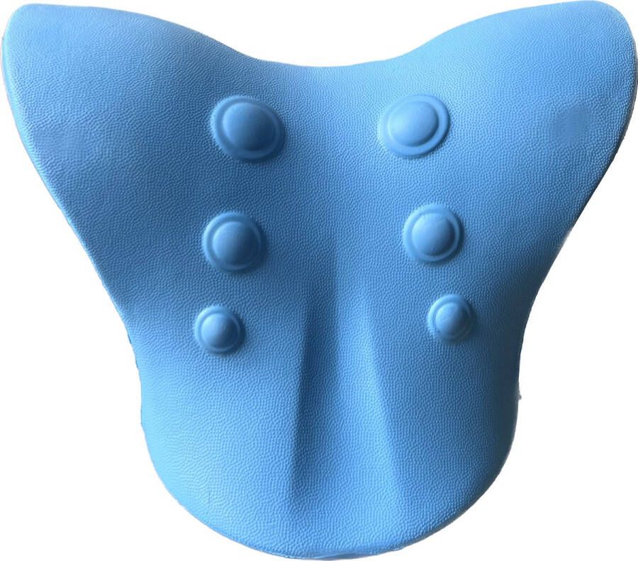 Zelloo Nekstretcher met Acupunctuur en traagschuim- Nekmassage Apparaat Voor nek- en schouderklachten Blauw