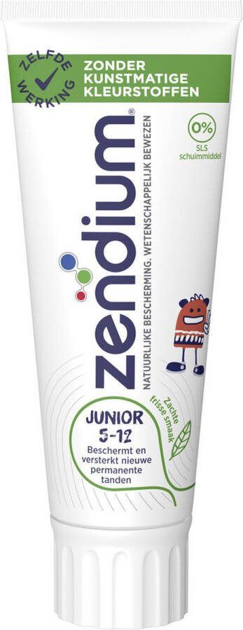 Zendium Tandpasta Junior 12 x 50 ml Voordeelverpakking