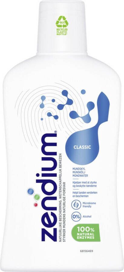 Zendium 3x Mondwater Classic 500 ml