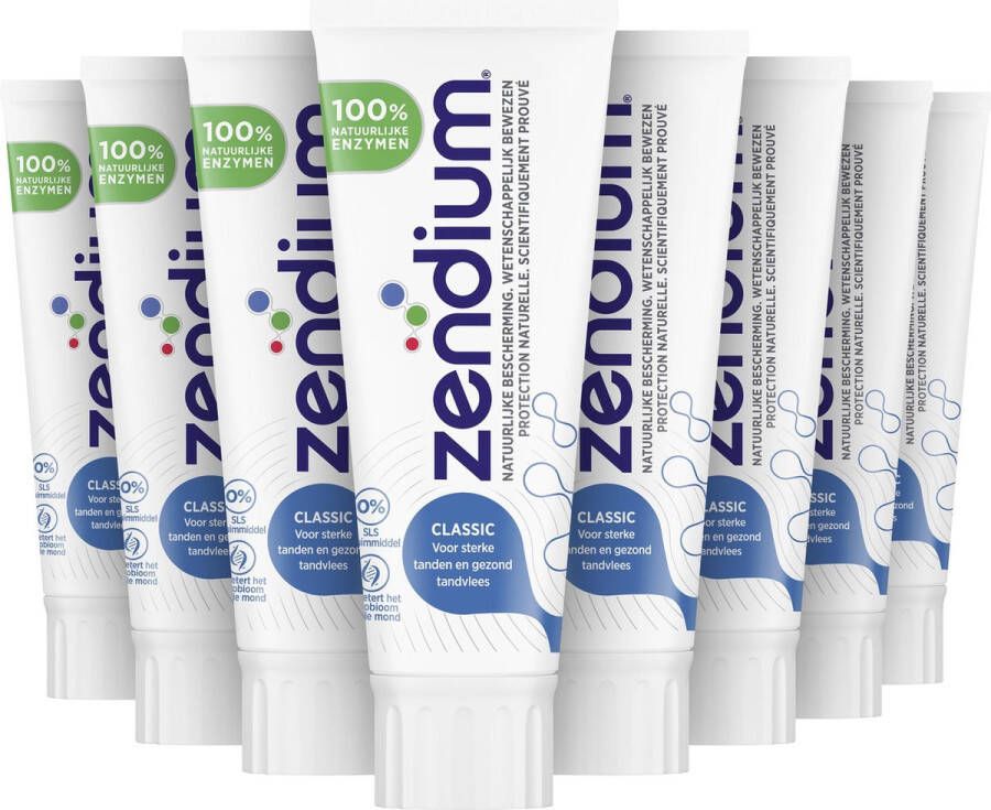 Zendium Classic tandpasta 12 x 75 ml voordeelverpakking