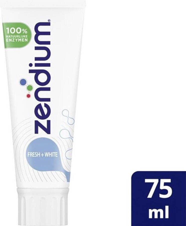 Zendium Tandpasta Fresh & White 75 ml