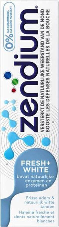 Zendium Tandpasta fresh whitener 75ml