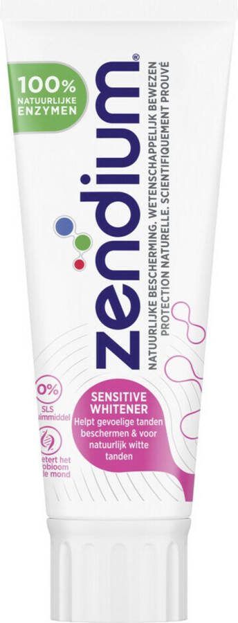 Zendium Tandpasta Sensitive Whitener 75 ml