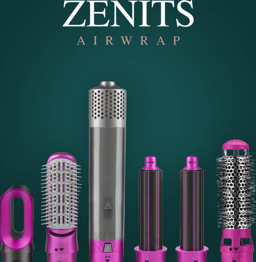 Zenits airwrap 5 in 1 multistyler krultang & stijltang Fohn borstel haar wrap stijlborstel