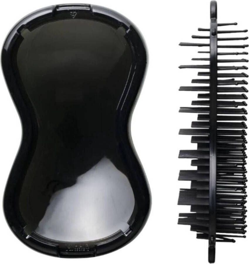 Zenner Duoo 2-in-1 Anti-Klit Haarborstel Zwart