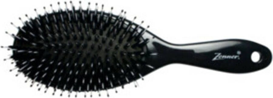 Zenner Haarborstel Basic Mix Pennen Ovaal Zwart