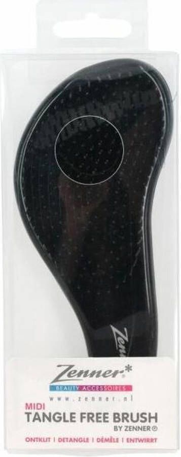 Zenner Haarborstel Tangle Free Midi Zwart