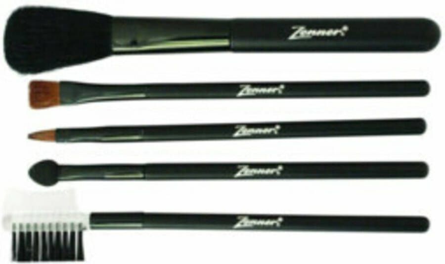 Zenner Make-up Kwast Set Groot 2 x 5 stuks Voordeelverpakking