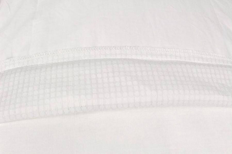 ZENZO hoeslaken Katoen percale 200 x 220 Wit