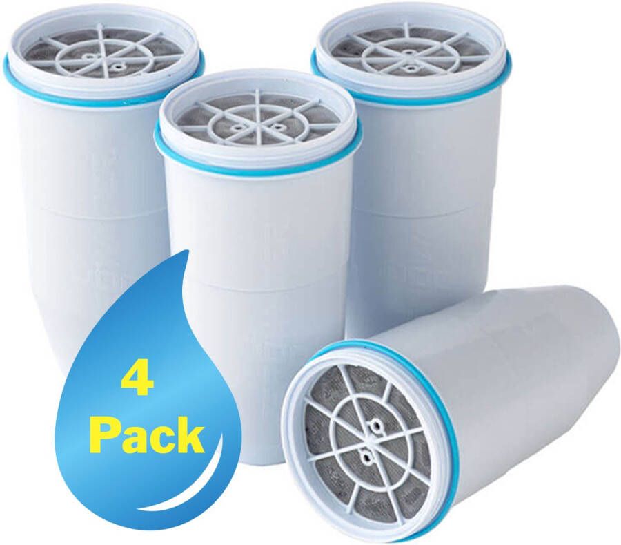 ZeroWater Waterfilter 4-Pack Waterkan Vervangingsfilters
